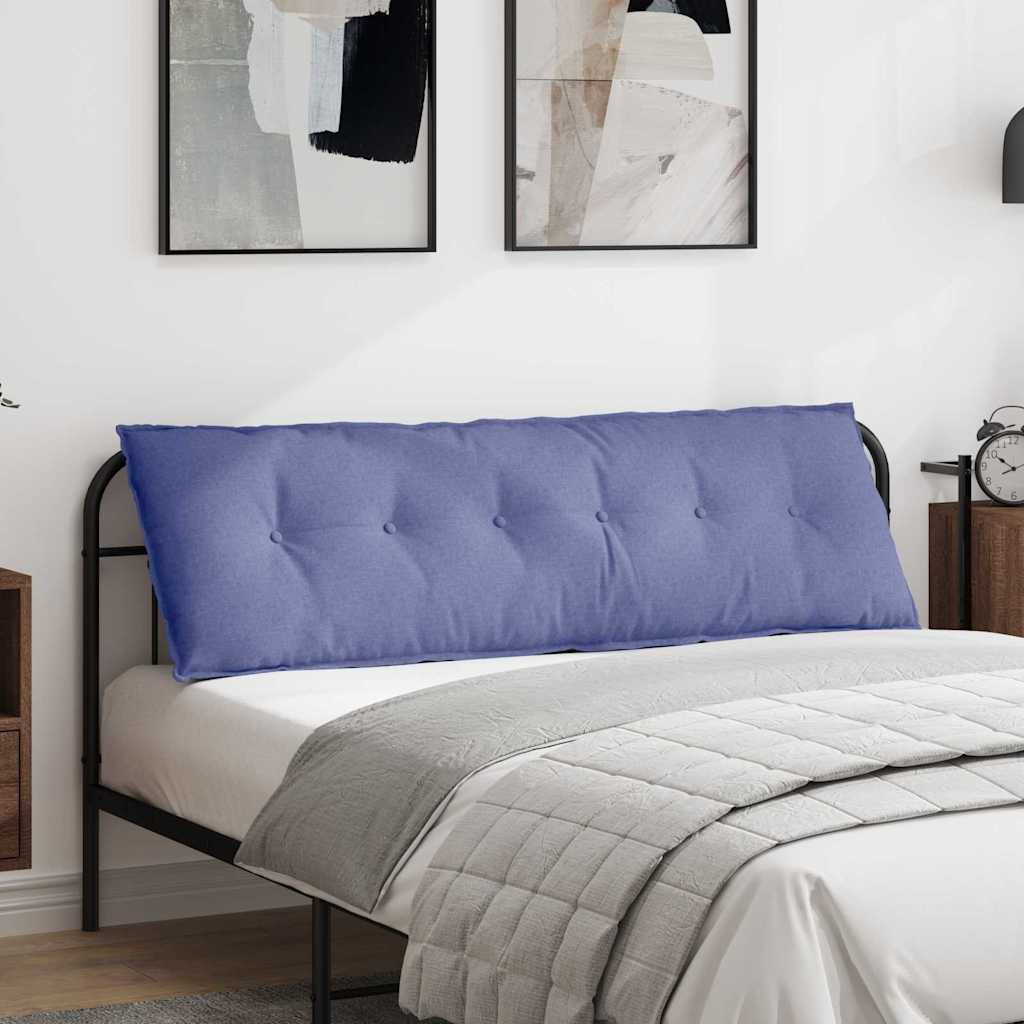 vidaXL Cojín de Espalda Azul jeans 160 x 19 x 50 cm tela