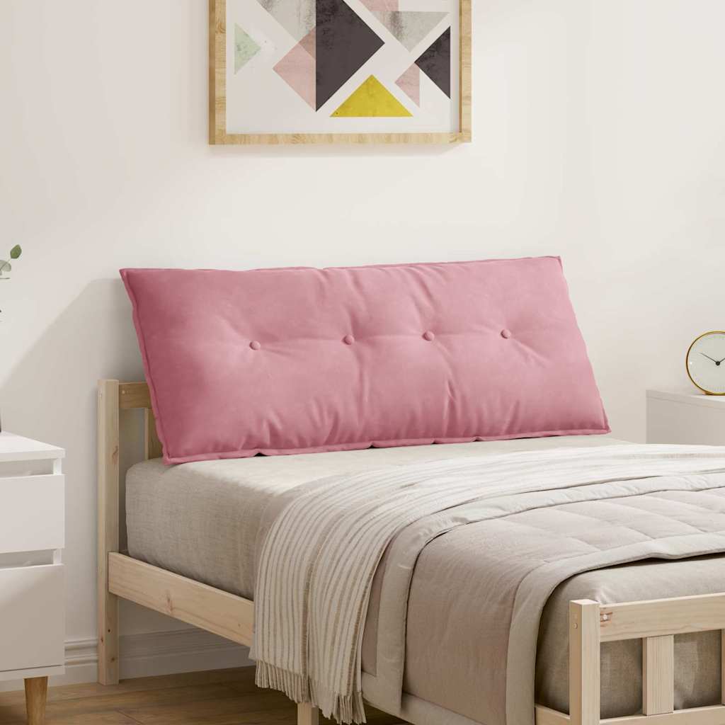 vidaXL Cojín de Espalda Rosa 120 x 50 cm Tela de Pana