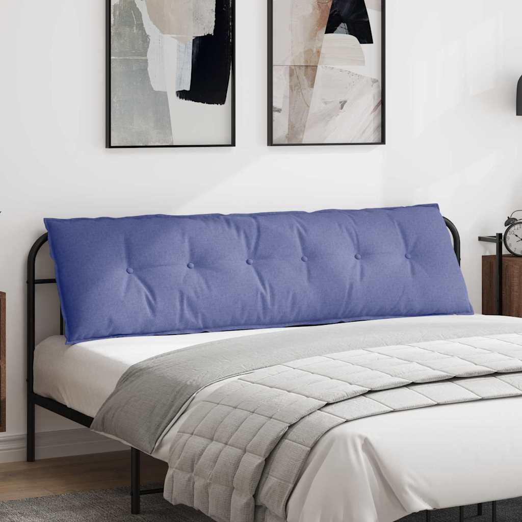 vidaXL Cojín de Espalda Azul jeans 180 x 19 x 50 cm tela
