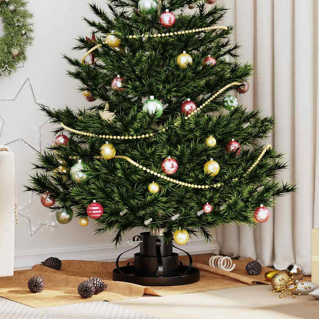vidaXL Soporte para Árbol de Navidad Negro 40 x 40 x 21 cm Acero