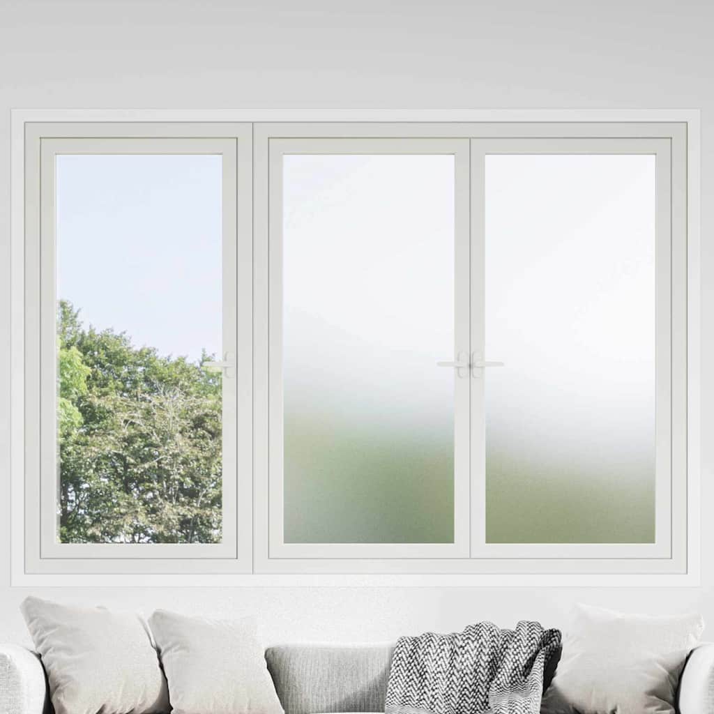 vidaXL Película adhesiva para ventanas Esmerilado 90 x 2000 cm PVC