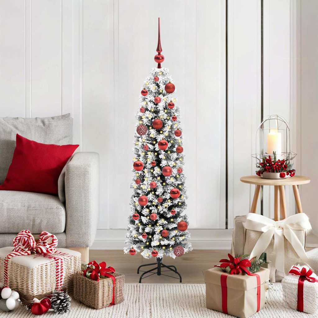 vidaXL Árbol de Navidad artificial Verde 120 cm PVC, Acero y Plástico