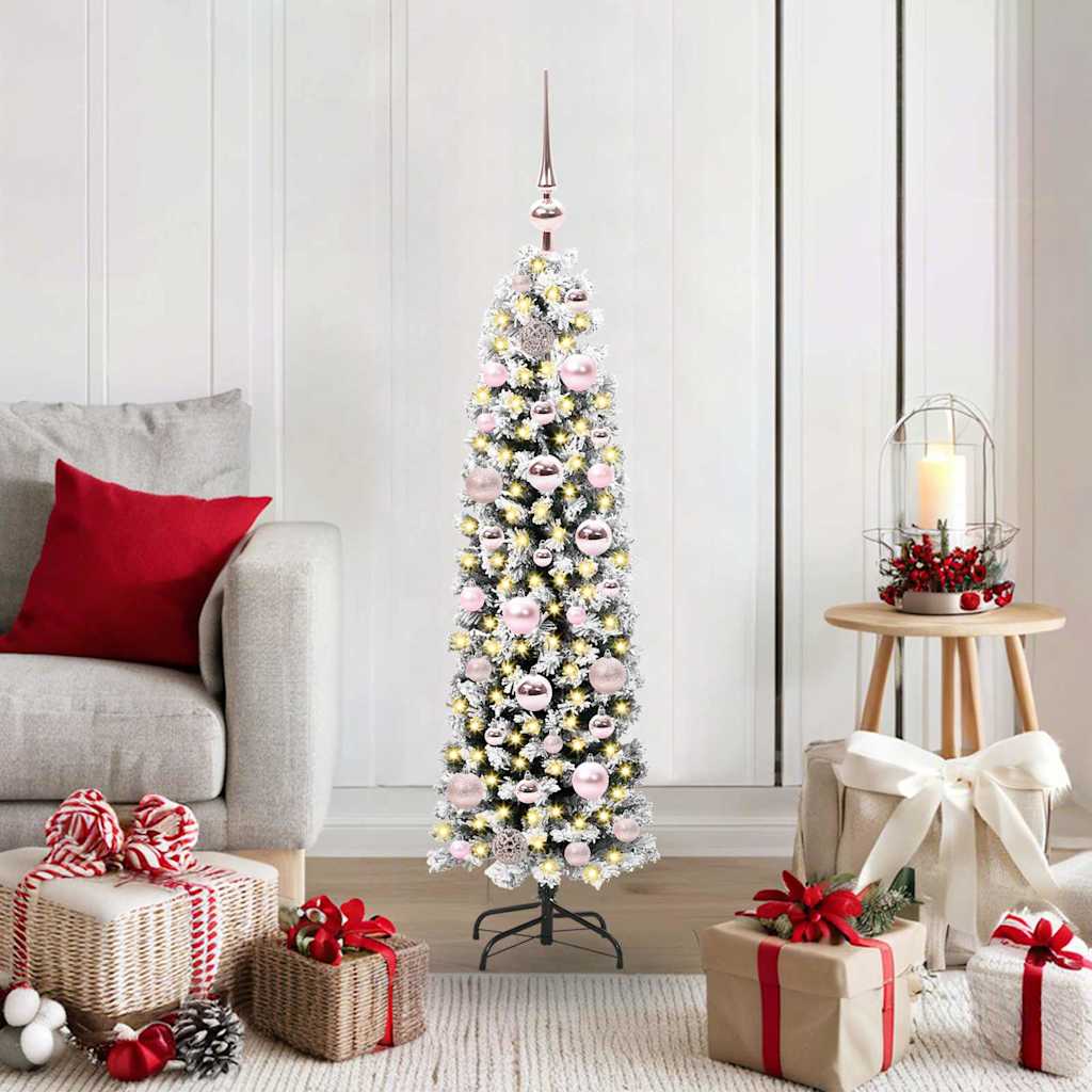 vidaXL Árbol de Navidad artificial Verde 120 cm PVC, Acero y Plástico