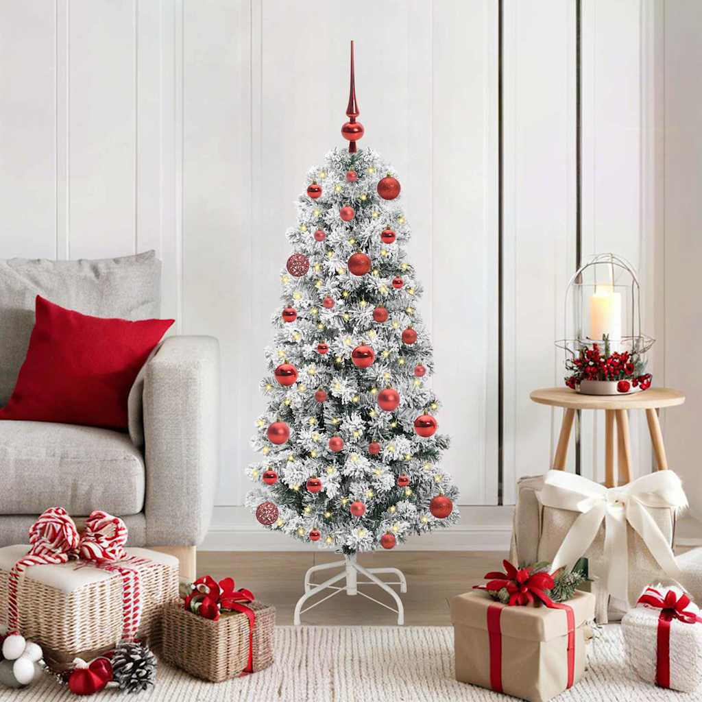 vidaXL Árbol de Navidad artificial con ramas articuladas Verde y