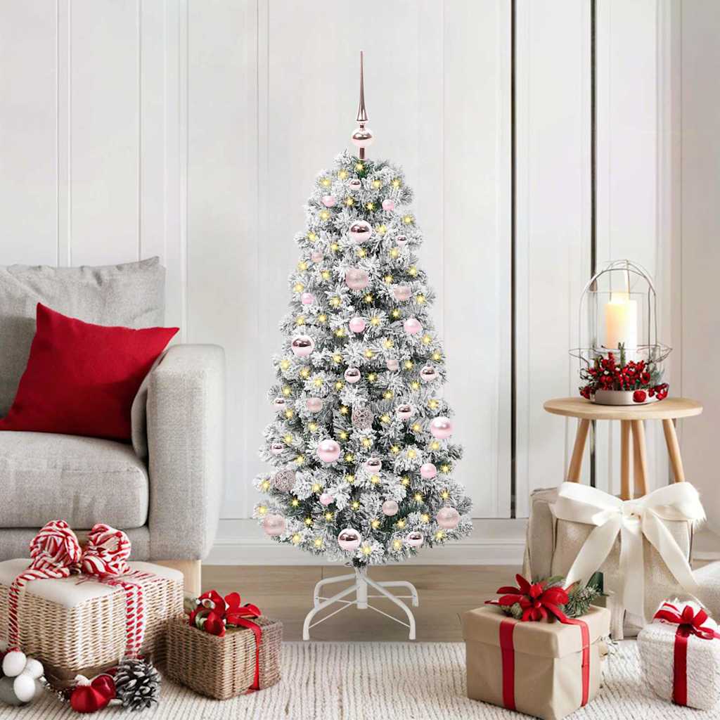 vidaXL Árbol de Navidad artificial con ramas articuladas Verde y
