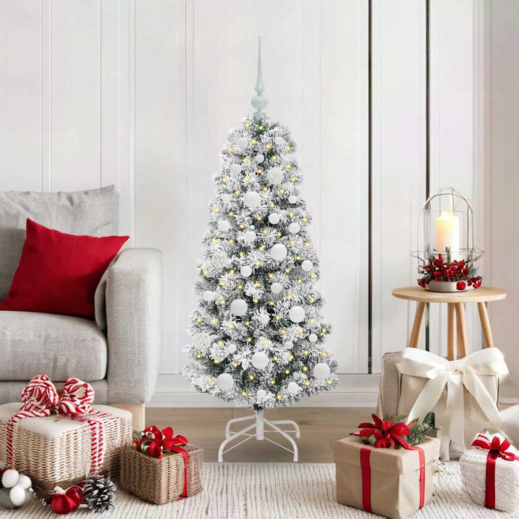 vidaXL Árbol de Navidad artificial con ramas articuladas Verde y