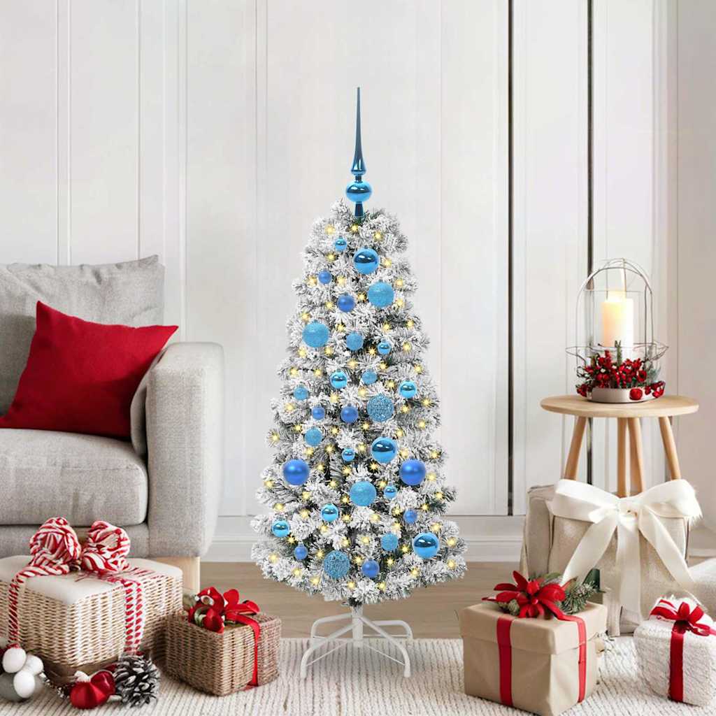 vidaXL Árbol de Navidad artificial con ramas articuladas Verde y
