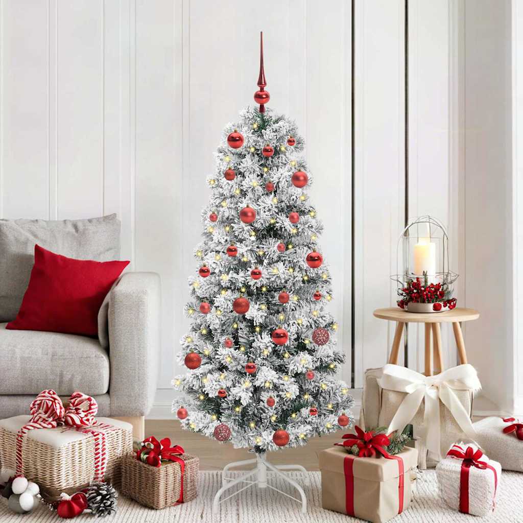 vidaXL Árbol de Navidad artificial con ramas articuladas Verde y