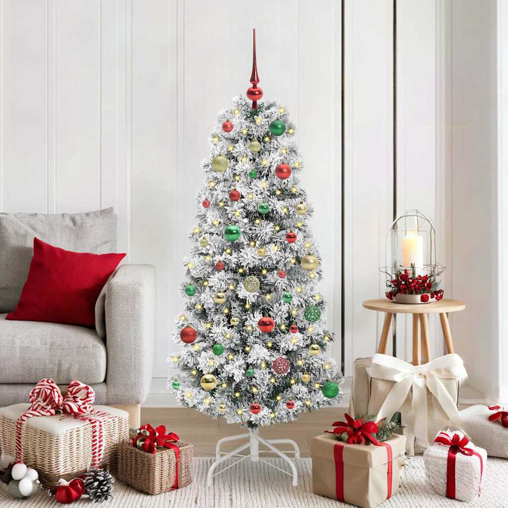 vidaXL Árbol de Navidad artificial con ramas articuladas Verde y