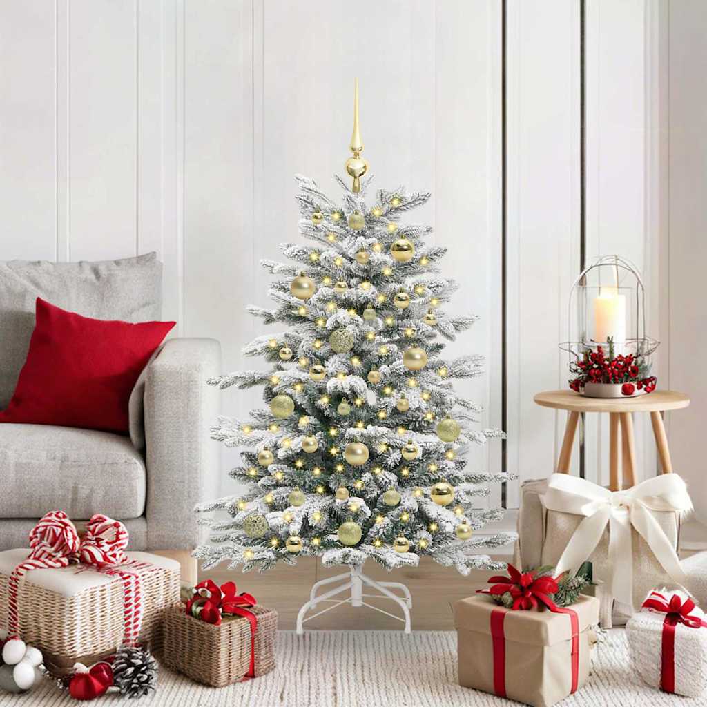 vidaXL Árbol de Navidad artificial con ramas articuladas 120 cm