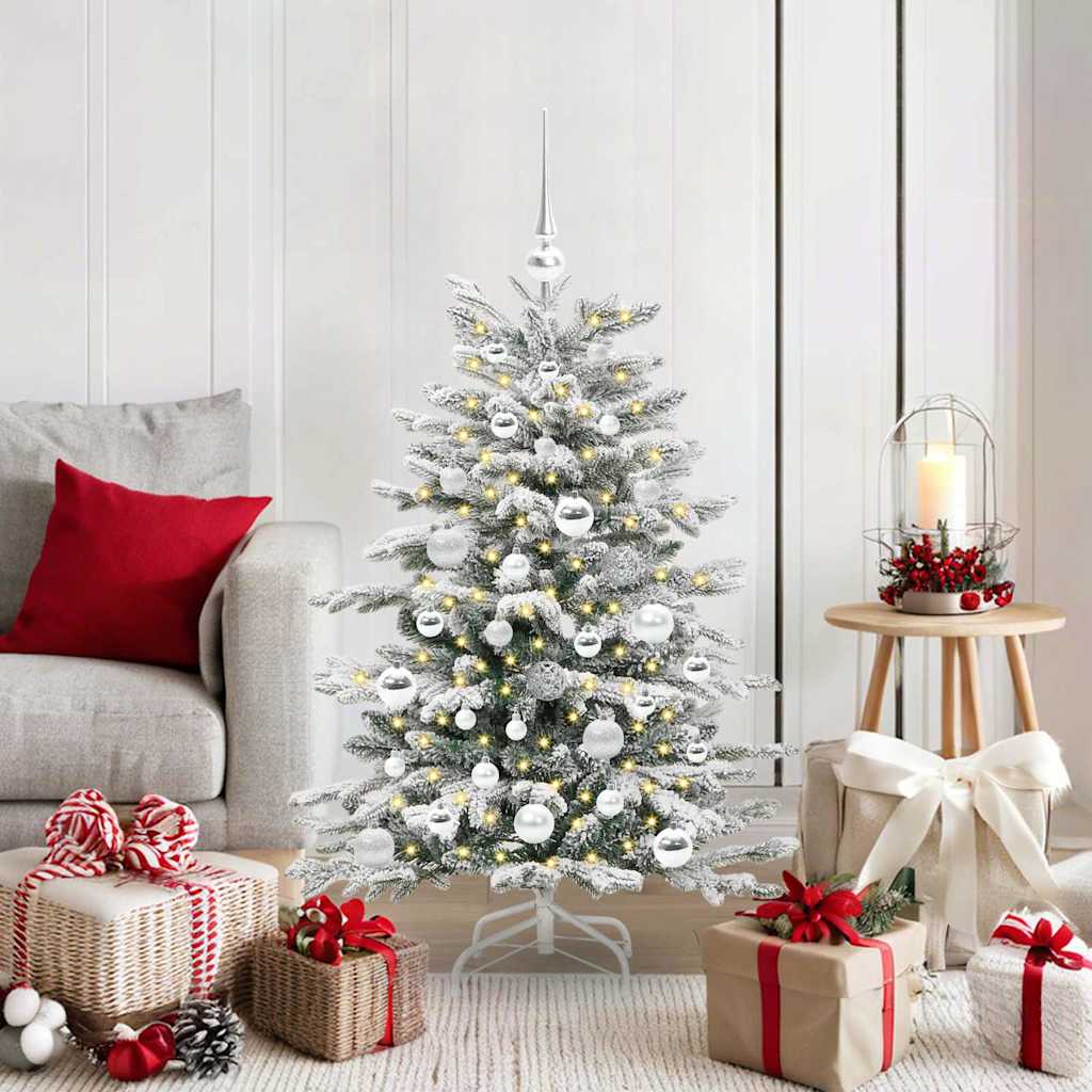 vidaXL Árbol de Navidad artificial con ramas articuladas 120 cm