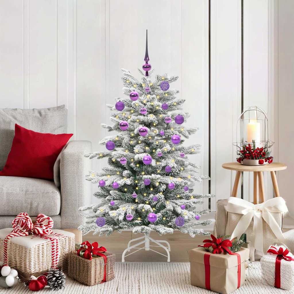 vidaXL Árbol de Navidad artificial con ramas articuladas 120 cm