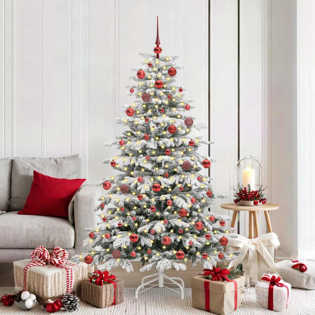 vidaXL Árbol de Navidad artificial con ramas articuladas 180 cm