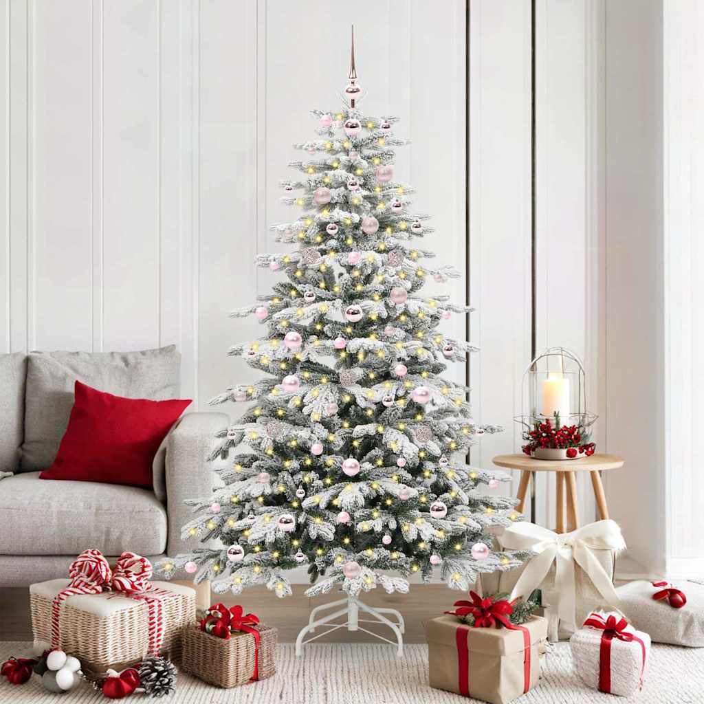 vidaXL Árbol de Navidad artificial con ramas articuladas 180 cm