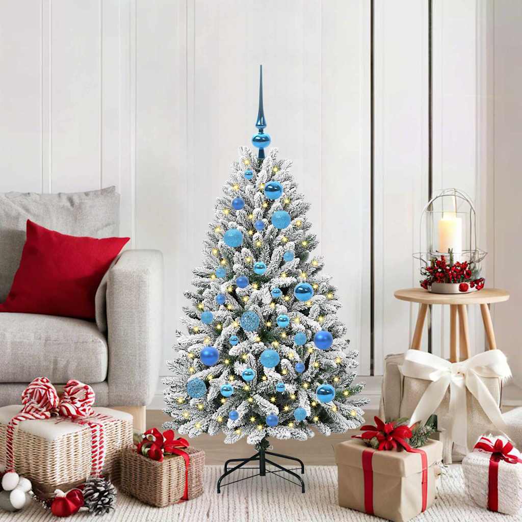 vidaXL Árbol de Navidad artificial 120 cm 150 LED Blanco Cálido