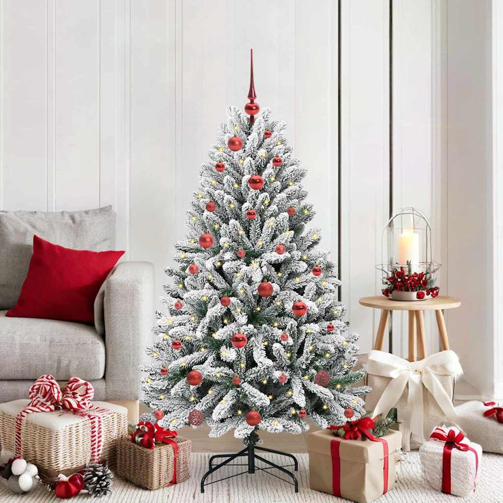 vidaXL Árbol de Navidad artificial 150 cm 150 LED Blanco Cálido