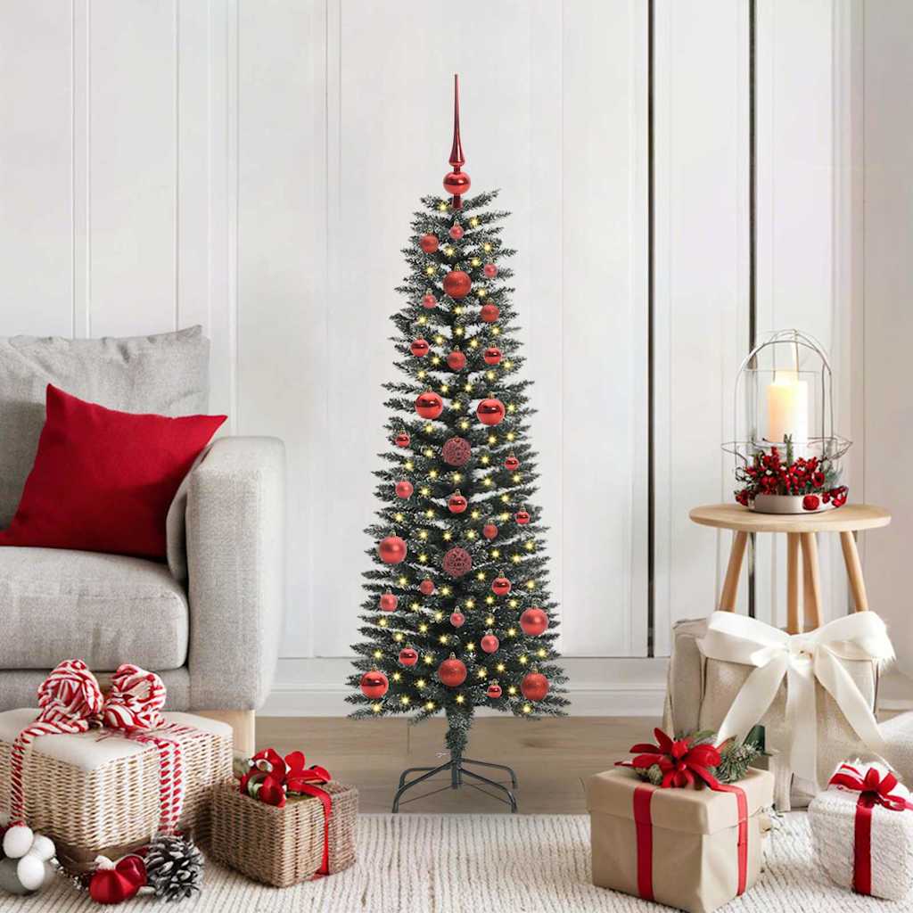 vidaXL Árbol de Navidad artificial Verde 120 cm PVC, Plástico y Acero