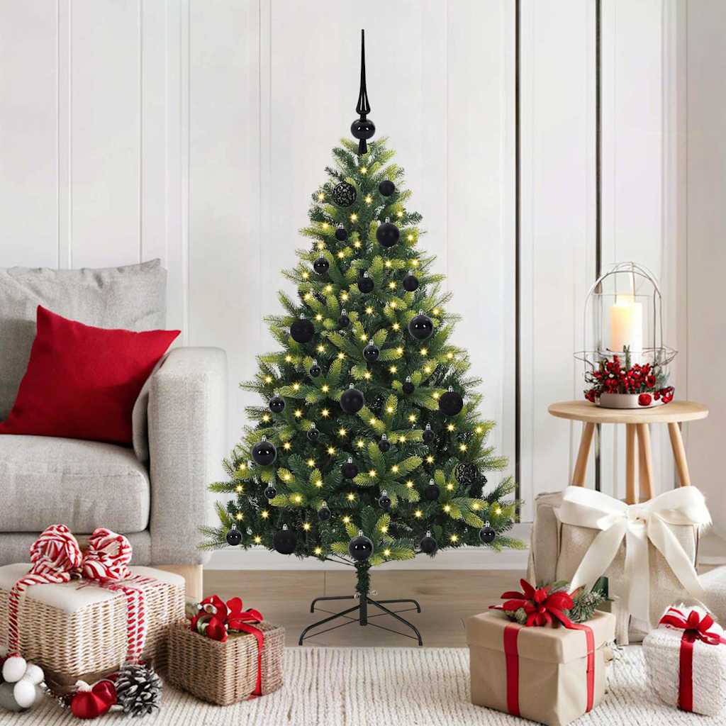 vidaXL Árbol de Navidad Artificial Articulado 150 LEDs Verde 120 cm