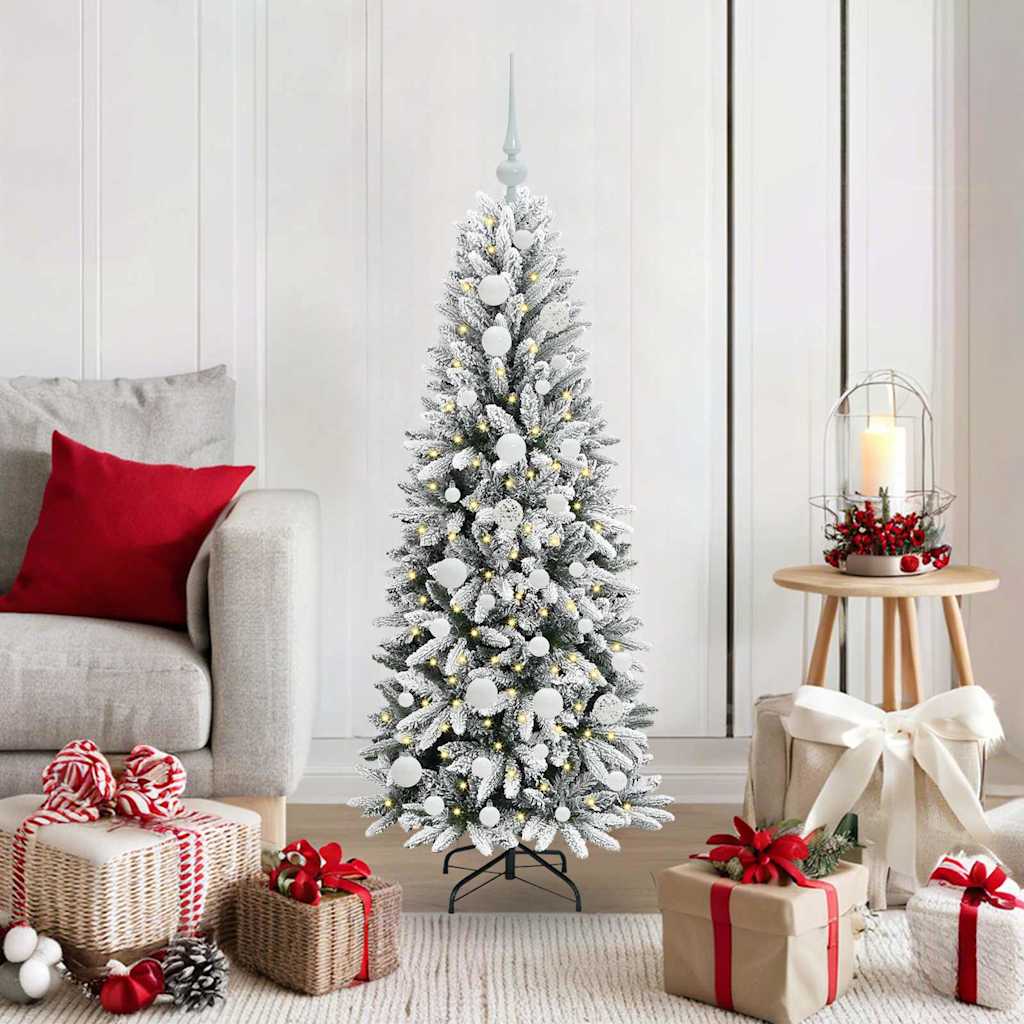 vidaXL Árbol de Navidad artificial Blanco 120 cm