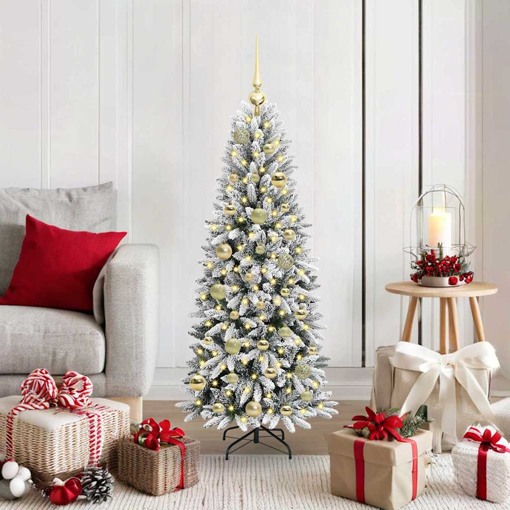 vidaXL Árbol de Navidad artificial Blanco 120 cm