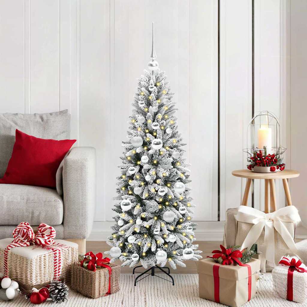 vidaXL Árbol de Navidad artificial Blanco 120 cm