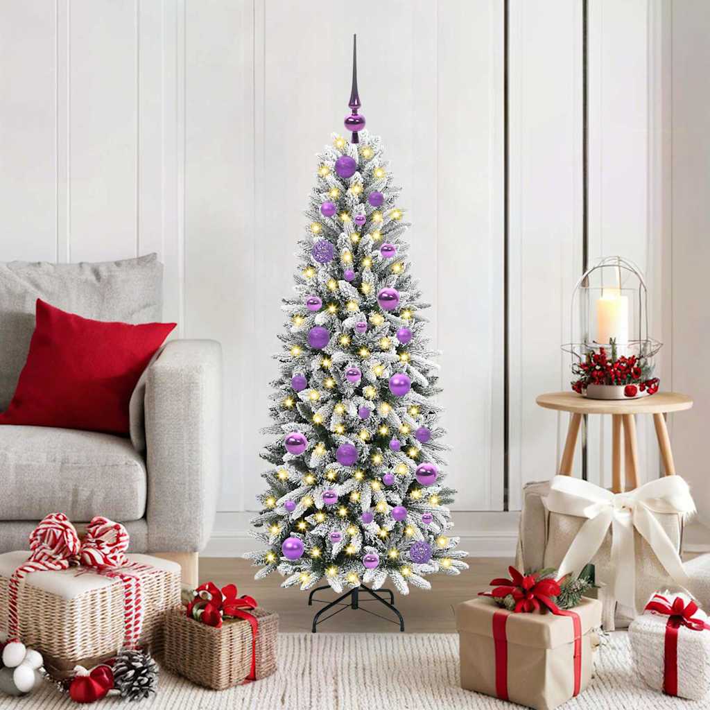 vidaXL Árbol de Navidad artificial Blanco 120 cm