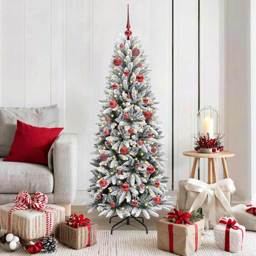 vidaXL Árbol de Navidad artificial Blanco 150 cm