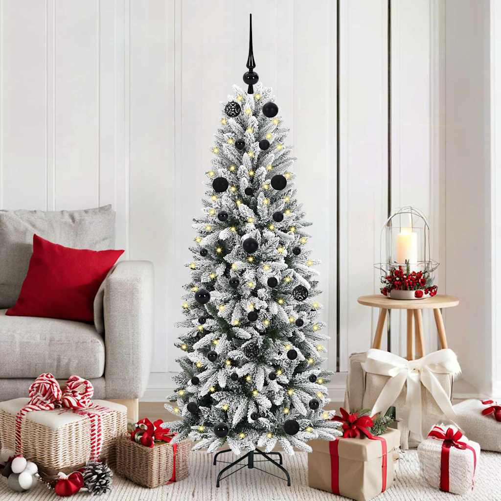 vidaXL Árbol de Navidad artificial Blanco 150 cm