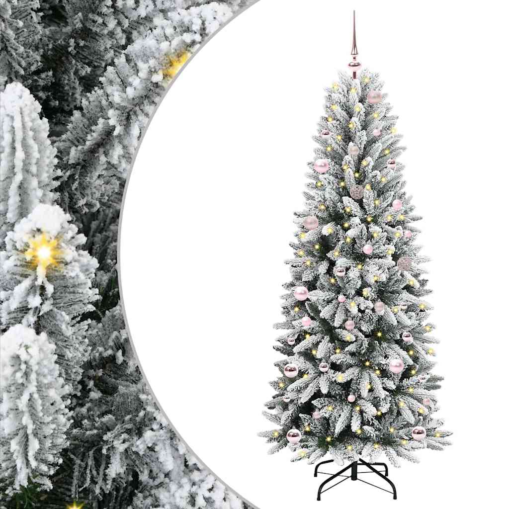 vidaXL Árbol de Navidad artificial Blanco 150 cm