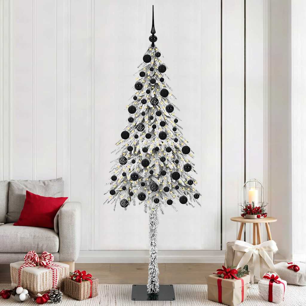 vidaXL Árbol de Navidad con 300 LED con soporte 210 cm PE y Acero