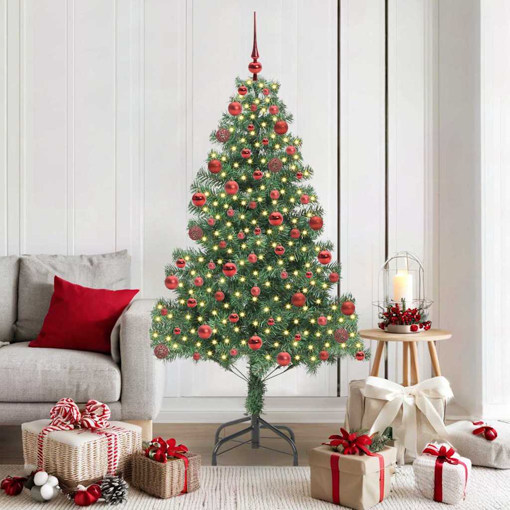 vidaXL Árbol de Navidad Verde 180 cm PVC