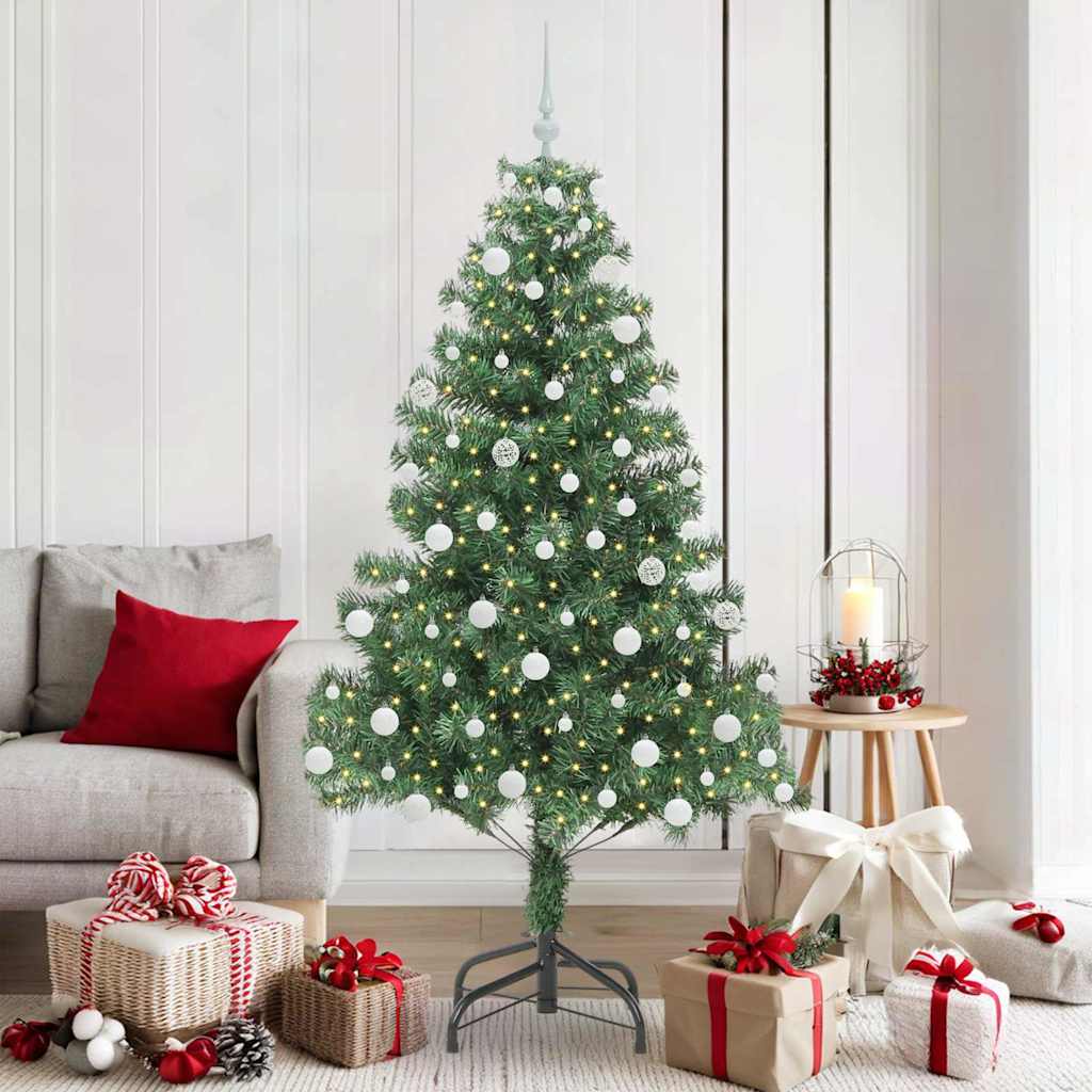 vidaXL Árbol de Navidad Verde 180 cm PVC