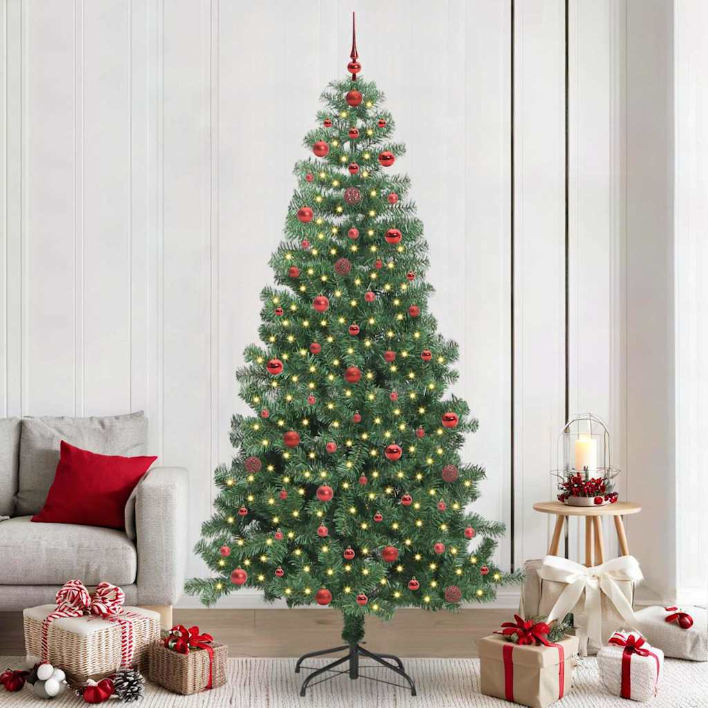 vidaXL Árbol de Navidad Verde 240 cm PVC
