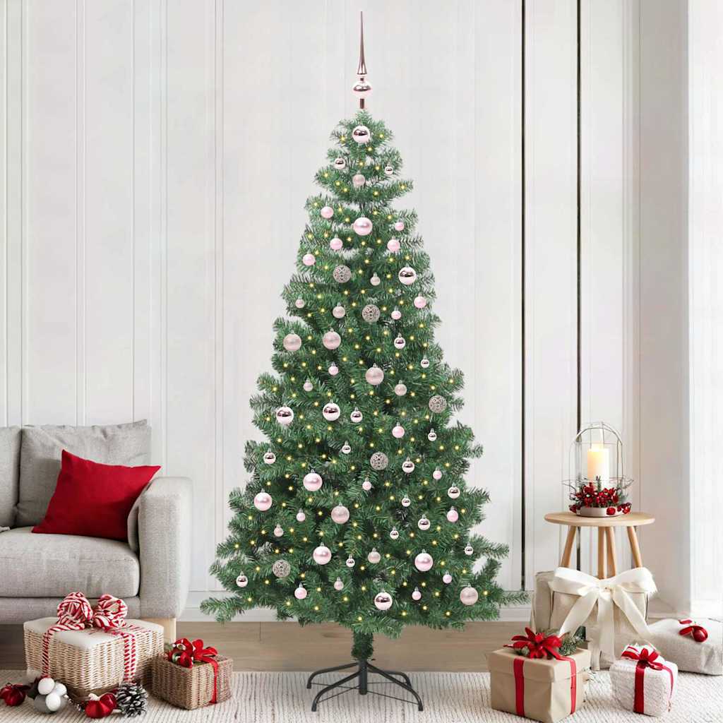 vidaXL Árbol de Navidad Verde 240 cm PVC