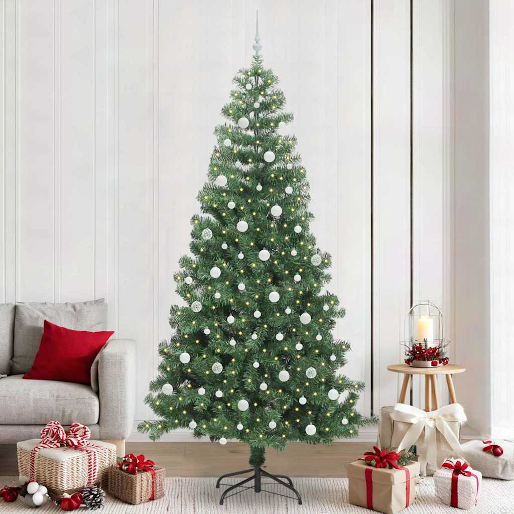 vidaXL Árbol de Navidad Verde 240 cm PVC