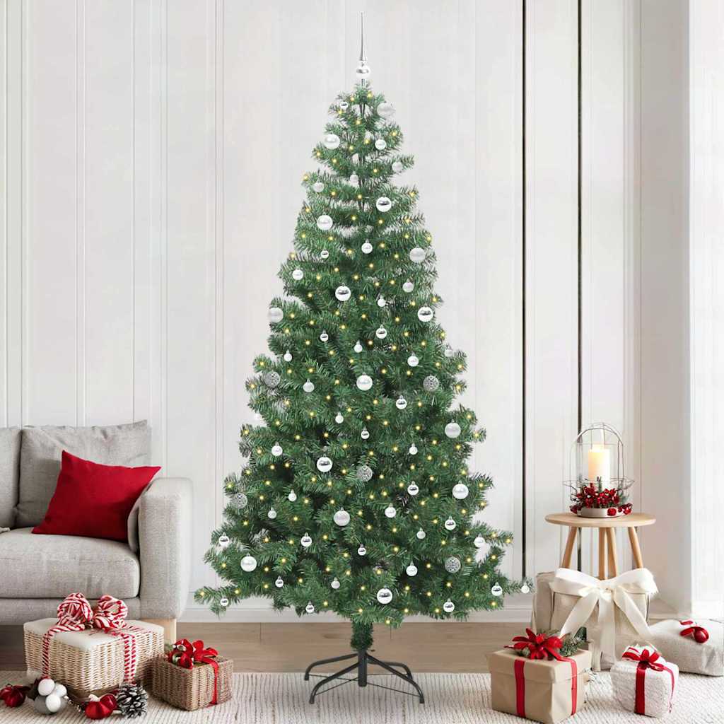 vidaXL Árbol de Navidad Verde 240 cm PVC