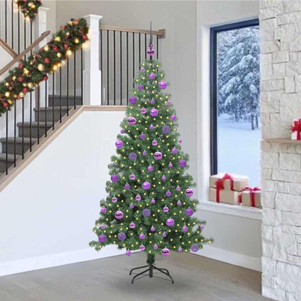 vidaXL Árbol de Navidad Verde 240 cm PVC
