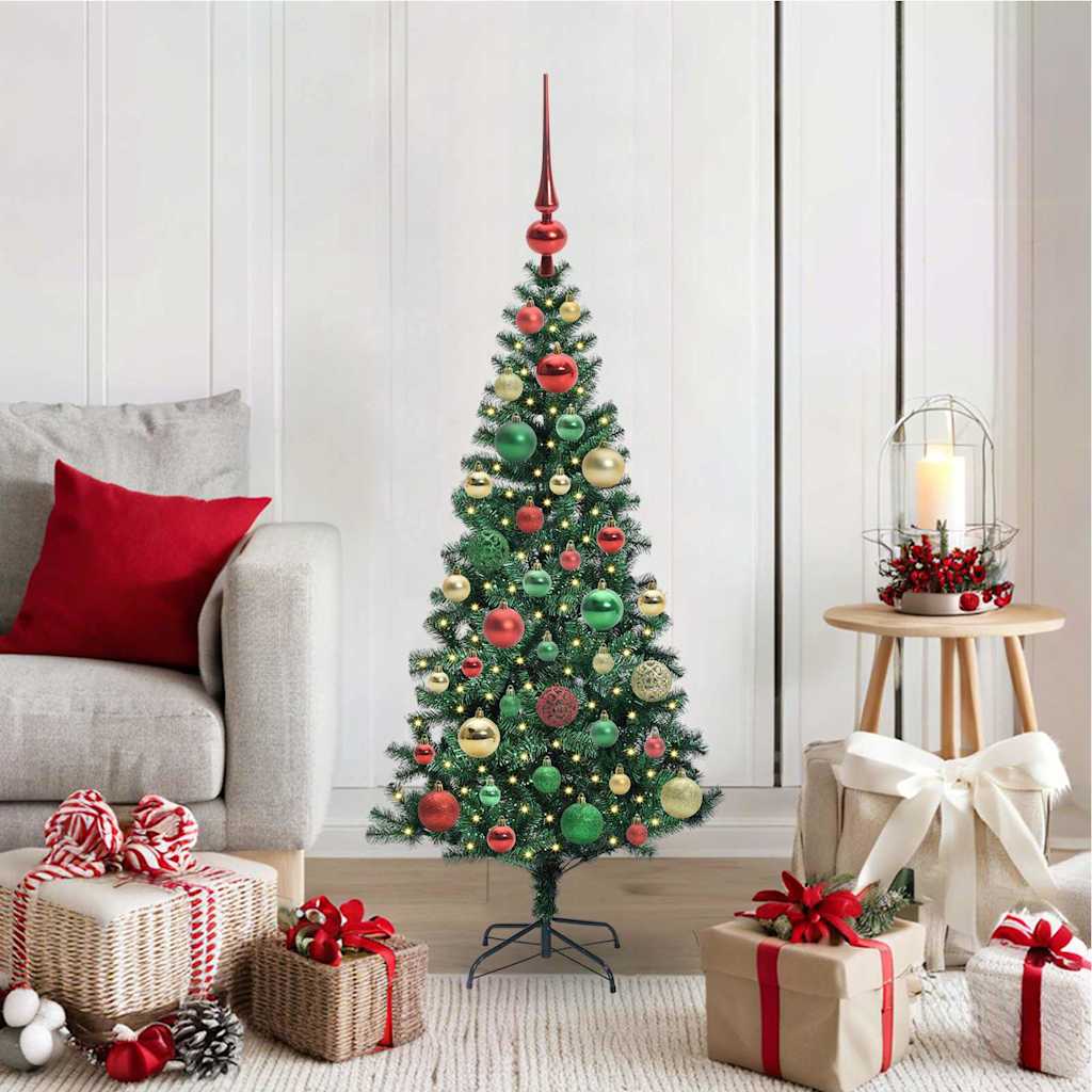 vidaXL Árbol de Navidad Artificial Preiluminado Verde 120 cm