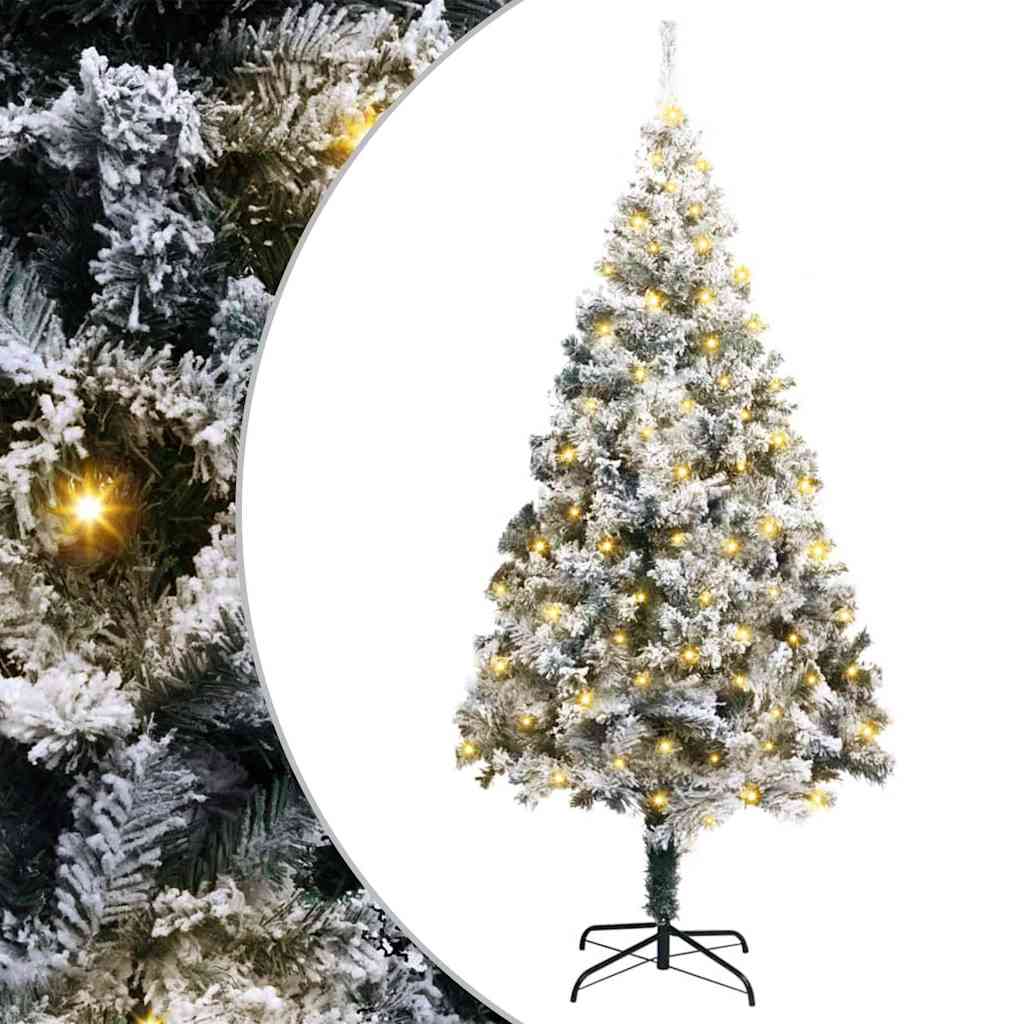 vidaXL Árbol de Navidad artificial 180 cm PVC y Acero y Plástico