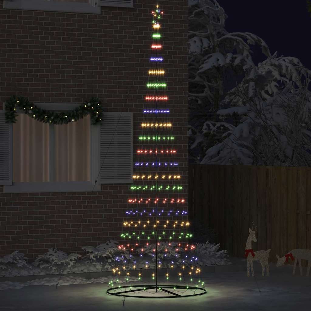 vidaXL Árbol de Navidad LED Multicolor 399 cm Metal