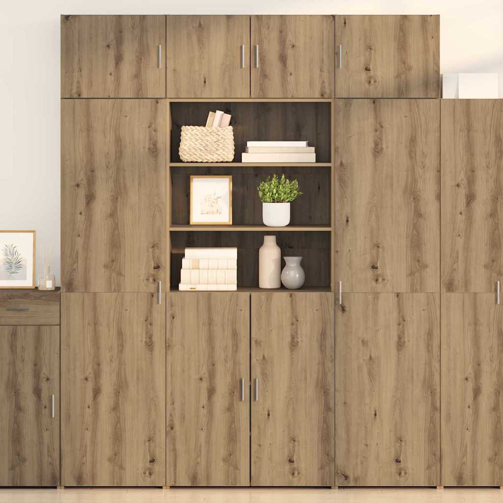 vidaXL Alacena Roble artisan 80 x 42,5 x 185 cm Madera de ingeniería