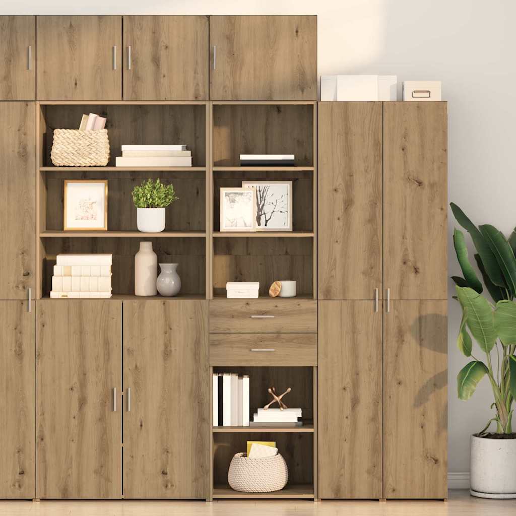 vidaXL Alacena Roble artisan 50 x 42,5 x 185 cm Madera de ingeniería