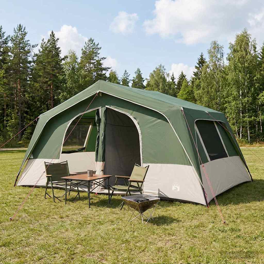 vidaXL Tienda Familiar 533 x 312 x 230 cm Verde
