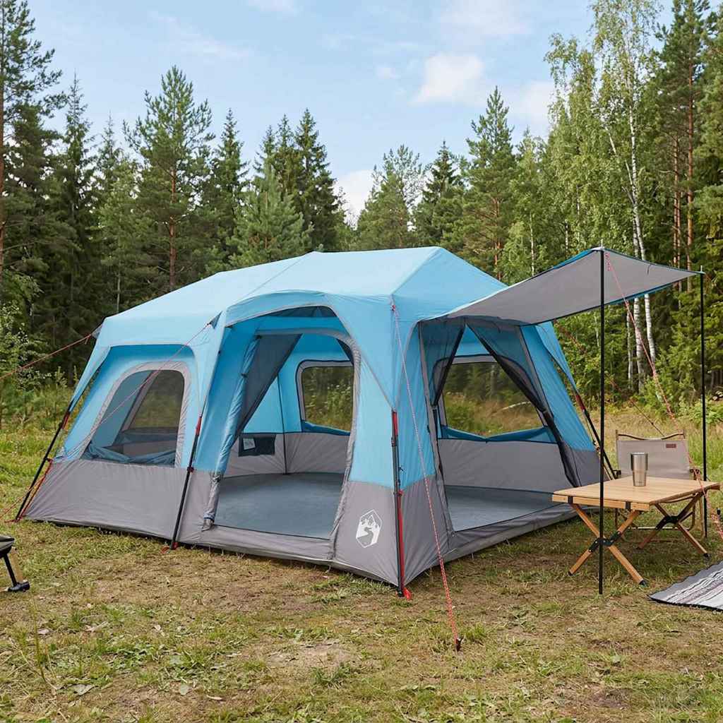 vidaXL Tienda Instantánea 8 persona Azul