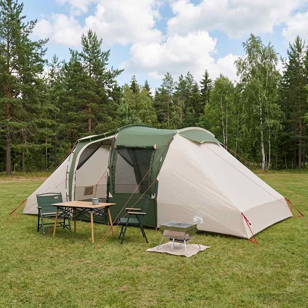 vidaXL Tienda Instantánea 524 x 232 x 192 cm Verde