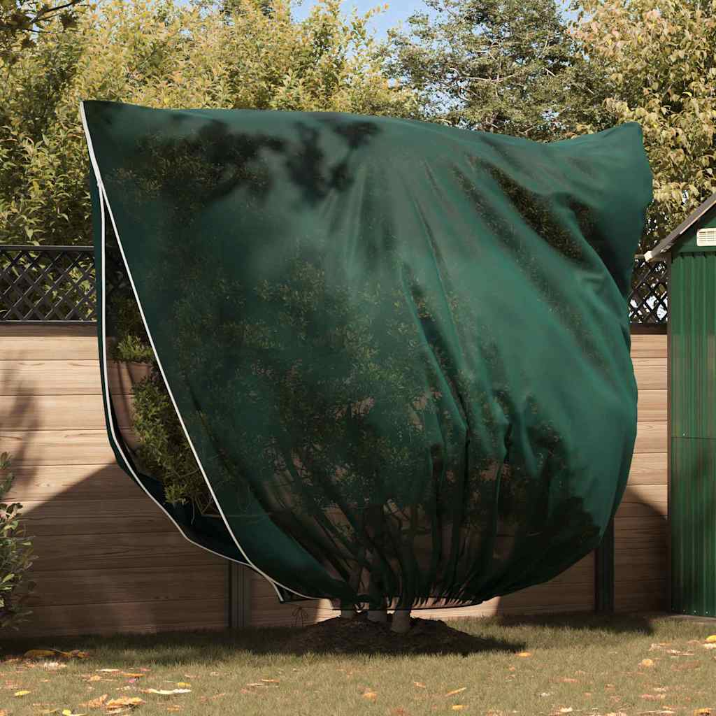 vidaXL Cubiertas de Forro para Protección contra el Frío 3 uds. Verde