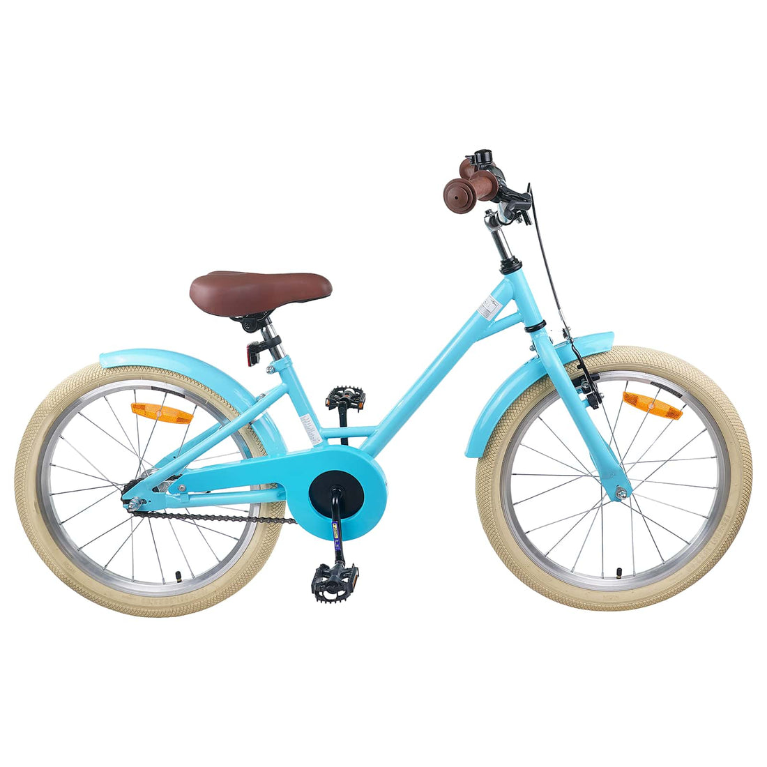 vidaXL Bicicleta Infantil 22 Pulgadas para 7-12 años Azul Claro
