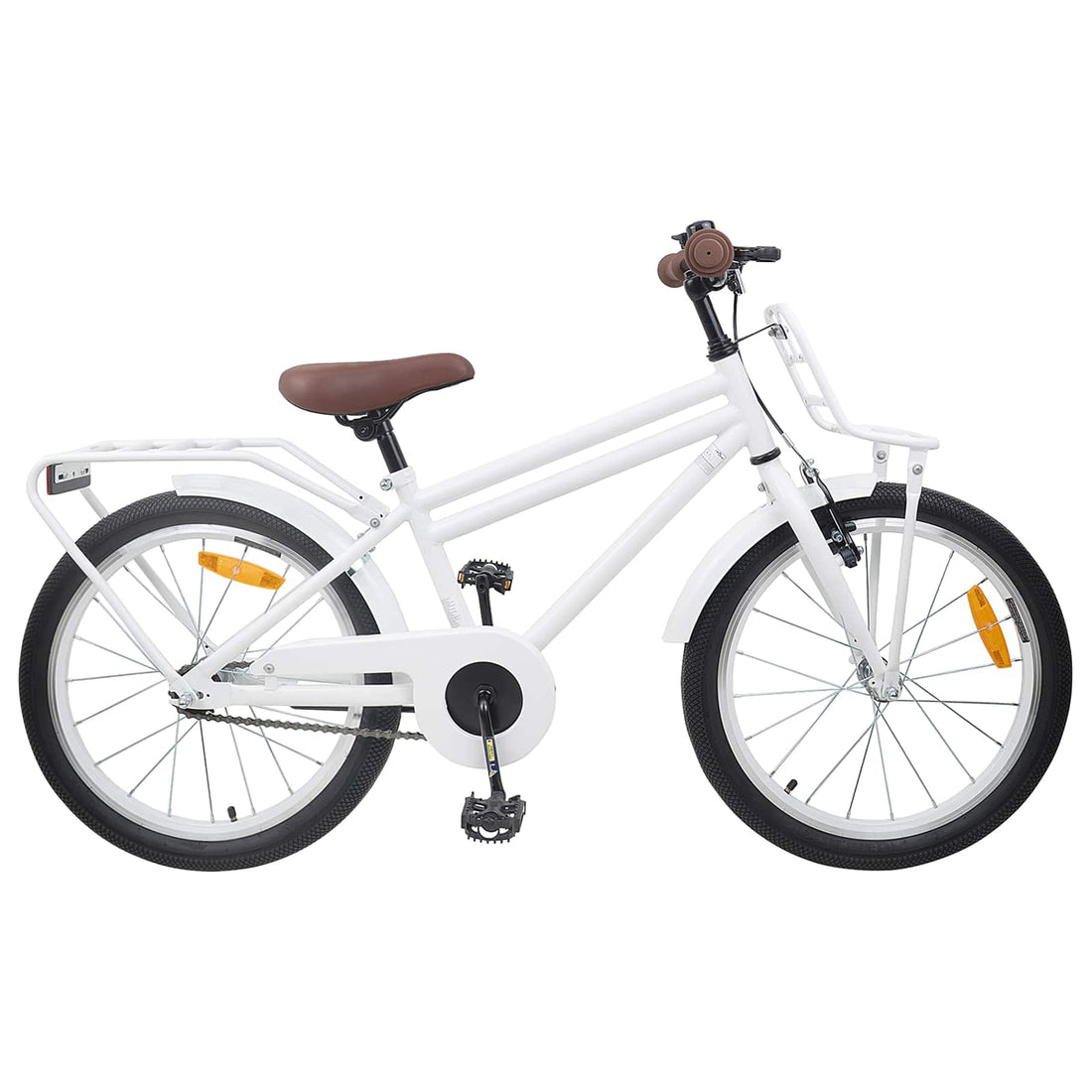 vidaXL Bicicleta Infantil 20 Pulgadas para 6-11 años Blanco