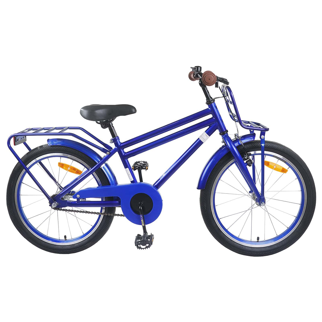 vidaXL Bicicleta Infantil 18 Pulgadas para 5-7 años Azul Oscuro