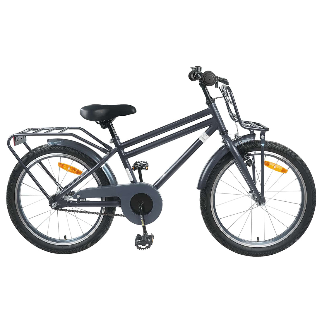 vidaXL Bicicleta Infantil 20 Pulgadas para 6-11 años Gris oscuro